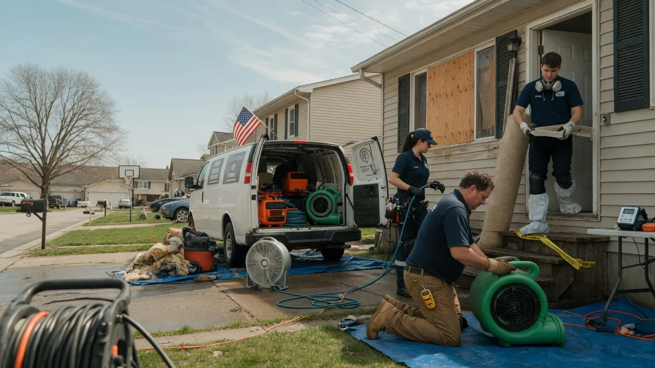 Water Damage Restoration in Brule, WI near me